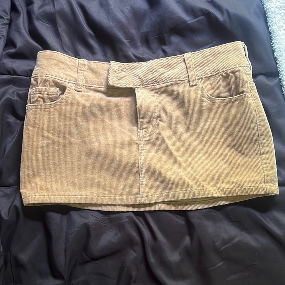 Brown Mini Skirt